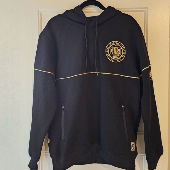 New NBA Men's Black Golden Rule Hoodie Sweatshirt sz medium - Picture 1 of 6